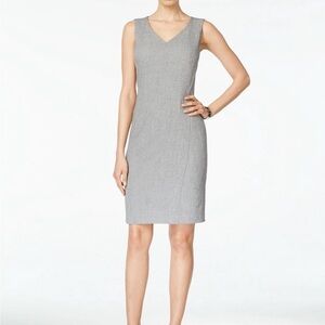 Kasper V-Neck Sheath Dress Size 8 Corporate Business Cocktail